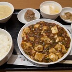 華正樓 - 料理写真:麻婆豆腐Aセット