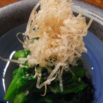 酒盃 たいこう - 菜の花のお浸し