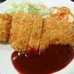 あほだら亭 - 付け合せのスパゲッティーは２本でした。