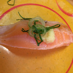 スシロー - 炙り焼き鮭ハラス