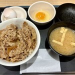 松屋 - 料理写真:牛めし+生玉子