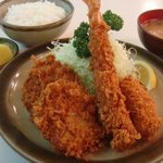 とんかつ 末吉 - お好み定食1,300円（ランチタイム1,200円）