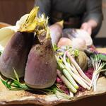 橦木町 しみず - 本日の食材。