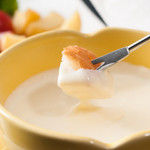 Gooey cheese fondue♪