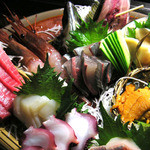 魚海船団 - 朝獲れ旬魚・おまかせ刺身六種盛り！