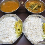 プルジャ ダイニング - ダブルチウラ＋カレー2種