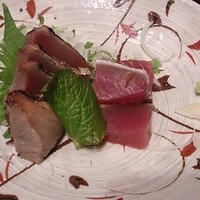 ぎんざ 一二岐 - 鰹の藁焼き