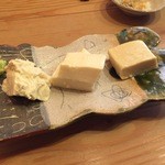 一東菴 - 大豆三点盛