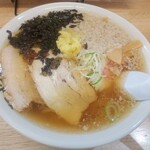 麺屋 ようすけ - 料理写真:背脂生姜醤油ラーメン（太麺）