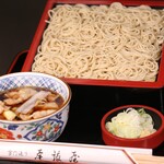尾張屋 - 肉せいろ(豚ばら肉)　　￥1500