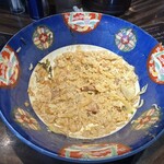 東京煮干屋本舗 - 追い飯混ぜた後