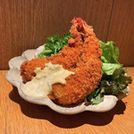 うみの食堂 - プリプリ海老フライ（＋55円）
