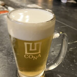 Ue CONA - 飲み放題はビールもOK