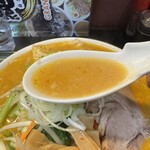 北海とんこつ らーめん純輝 - みそ野菜らーめんのスープ　2026/4/1