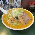 北海とんこつ らーめん純輝 - みそ野菜らーめん(麺大盛り)  2026/4/1