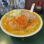 北海とんこつ らーめん純輝 - 途中から一味唐辛子を多めに入れて‼︎   2026/4/1