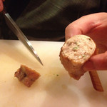 日本料理 たかむら - 2015年1月中旬。肉汁がジュワーっと出ます。