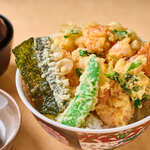 銀座 ハゲ天 - 料理写真:かき揚げ天丼