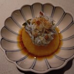 炭火焼鳥　榊 - おろし（大根おろしとシラスのポン酢がけ）これが絶品