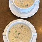 西洋軒 - ランチのスープ,西洋軒(愛知県蟹江町)TMGP撮影