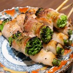 とりとんたん - 万能ネギ、アスパラ