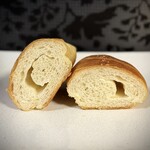 パン・メゾン - 塩パン・断面