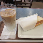モリバコーヒー - Dセット ハムチーズトーストモーニングセット　３７０円