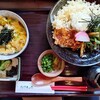なかちょう - 私は春の新メニューから「山菜おろし蕎麦」と「ミニ親子丼」