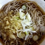 そば処　亀島 - やまかけ丼セットの蕎麦