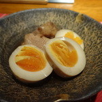 松吟庵 - 蔵王角煮と煮玉子