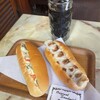 Sandwich Parlor Matsumura - ちくわドッグ180円
                ポテトサラダパン160円
                アイスコーヒー330円