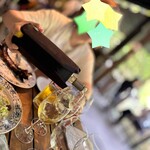 再度山荘 - 白ワインもピザに合う♡
