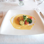 レストランフォレスト - テラスランチのお魚（舌平目のポアレ）