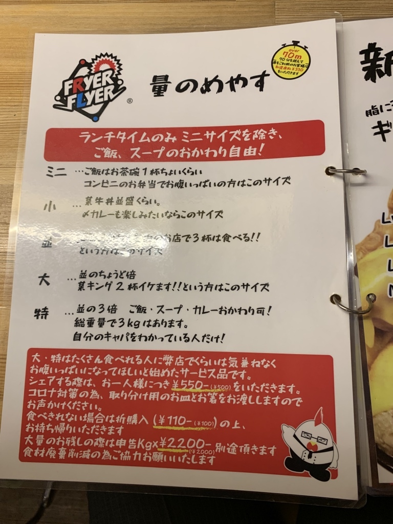 メニュー写真 : フライヤーフライヤー （FRYER FLYER） - 肥後橋