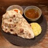 インド料理 想いの木 - 本日のカリー2種&スモールナンとミニサフランライス(想いの木コース)