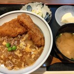 牛なべ 入間 - ミックス丼　1200円