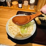 本格手打 いわしや - スープ