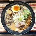 らあめん花月嵐 - 料理写真:【限定】黒マー油ラーメン味千(980円)