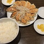 むつぎく - 餃子中900円とライス260円