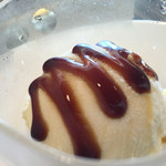 中国料理 竜苑 - 150305　黒酢ソースのアイス（ランチ）