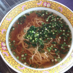 中国料理 竜苑 - 150305　青葱スープそば