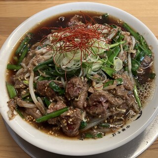 湯の台食堂 - 料理写真:鴨レバニラ麺