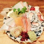 立ち飲み じんべえ - お造り5種２貫盛り