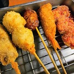 アニメ・映画 酒場へそ - 定番串カツ盛合せ