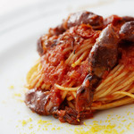 イル・ジャルディーノ - ほたるいかのトマトソーススパゲッティ からすみ風味