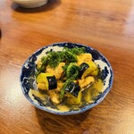 かど家 - 茄子と鶏の揚げ出し