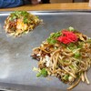 お好み焼 ひらの - 手前がうどんライス　後がそばライス　850円