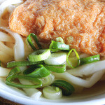 手打うどん たむら - かけ+お揚げ