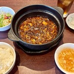 新派四川料理 菜心 - 料理写真:火焔麻婆豆腐定食