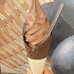 大涌谷くろたまご館 - チョコソフト